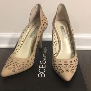 BCBGeneration Nude Heels size 6